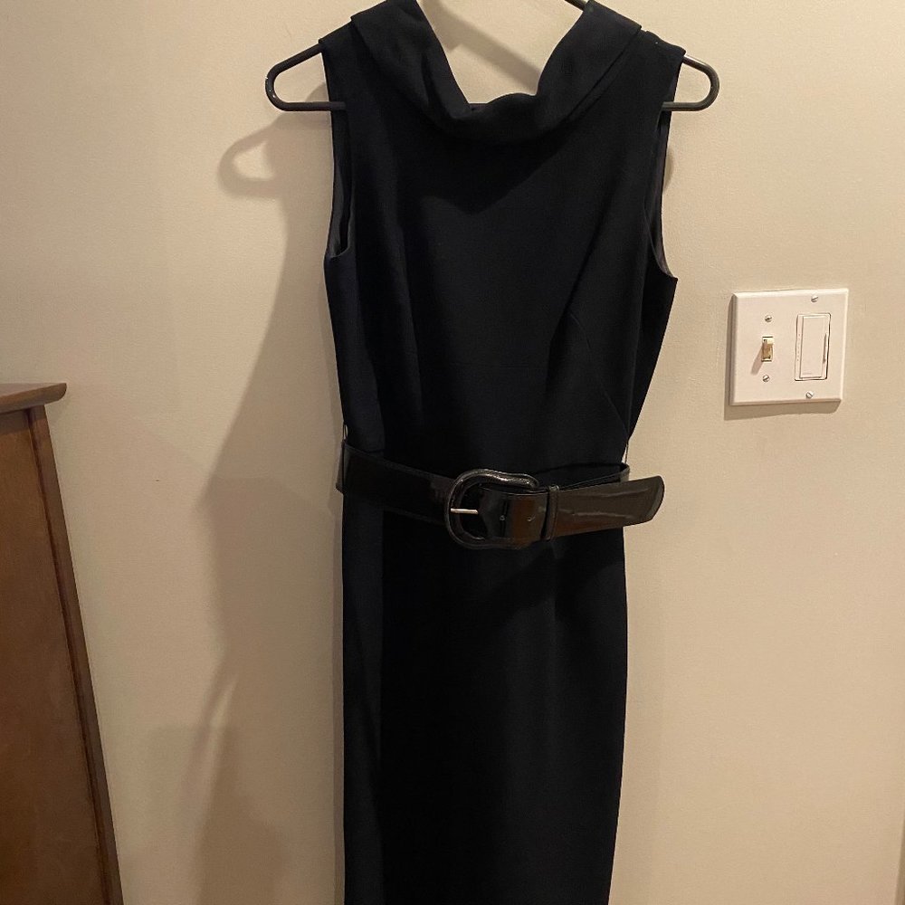 Navy Cocktail Dress - 4